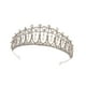 thumbnail image 5 of Corona de novia con perlas y diamantes de imitación, tocado de estilo europeo, aros para el pelo, tocado de boda para mujer y novia, 5 of 7