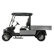 Massimo MVR Cargo Max Electric Utility Golf Cart 48V 5kW Motor - Black