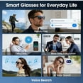 thumbnail image 5 of 2026 New AI Smart Glasses, Conference Simultaneous Interpretation & Real-Time Translation, Bluetooth Audio for Music and Calls, Ideal Gift for Men, Women & Mother's Day, 5 of 6