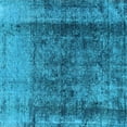 thumbnail image 1 of Ahgly Company Indoor Square Oriental Light Blue Industrial Area Rugs, 7' Square, 1 of 4