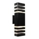 thumbnail image 1 of Aplique de pared exterior LámparaYa IP44 acabado negro 2 luces E27 10W, 1 of 6