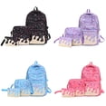 thumbnail image 2 of Baseball Ice Cream Drip Backpack Three Piece Set Multi Pocket Bookbag Matching Lunch Tote Mini Bag for Travel Gym Outdoor Daily Carryall Blue, 2 of 7