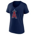 thumbnail image 2 of Women's Navy Los Angeles Angels Secondary Color Primary Logo T-Shirt, 2 of 3