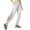 Grey, variant on KDFJPTH Women's Tear Away Warm Up Pants Active Workout Tapered Sweatpants With Pockets