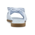 thumbnail image 3 of Journee Womens Prylin Slip On Bow Flat Sandals, 3 of 9