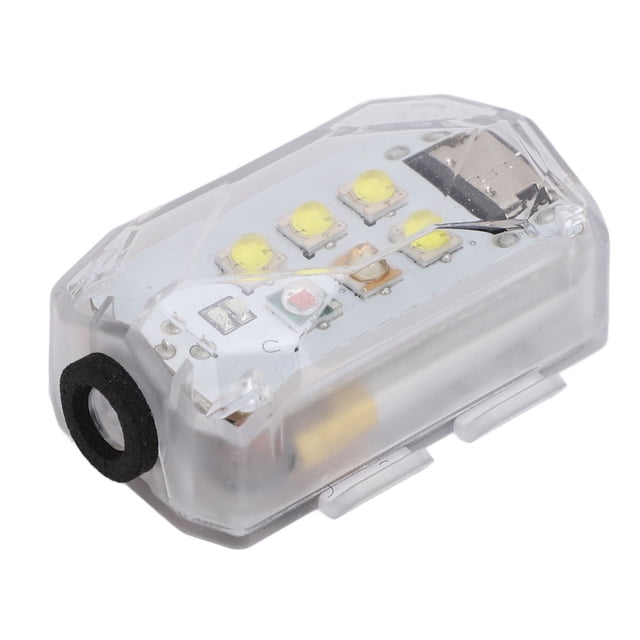 Luz Estroboscópica Para Drones RC, 6 Luces LED Visibilidad De 360 grados Luz De Lámpara LED Con Flash Para Drones De 1,5 Pulgadas Para Mini 2