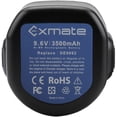thumbnail image 7 of 3.5Ah 9.6V Battery Compatible with Dewalt DE9061 DE9062 DW9061 DW9062 DE9036 DW911 DW921 DW9614 DW050 DW926K-2 DW952 DW955K-2 DW967k Cordless Power Tool, 7 of 7