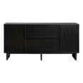 thumbnail image 1 of Pemberly Row Modern Beveled 2-Door 2-Drawer Wood Sideboard 63" - Black, 1 of 16