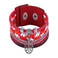 thumbnail image 2 of Pulsera de mujer, pulsera con colgante de flor de moda, brazalete para mujer, pulsera con colgante de flor, artesanía excepcional, 2 of 3