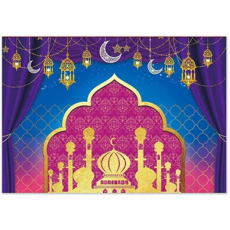 7x5ft Arabian Nights Magic Genie Themed Backdrop Moroccan Birthday Party  Decorations Banner Gold Glitter Indian Princess Baby Shower Photography  Background Photobooth Props | Walmart Canada
