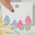thumbnail image 4 of Fashionable Earrings Sweet Dangle Earrings Teardrop Shape Unique Earrings Resin Texture Suitable for Fashion Outfits, 4 of 10