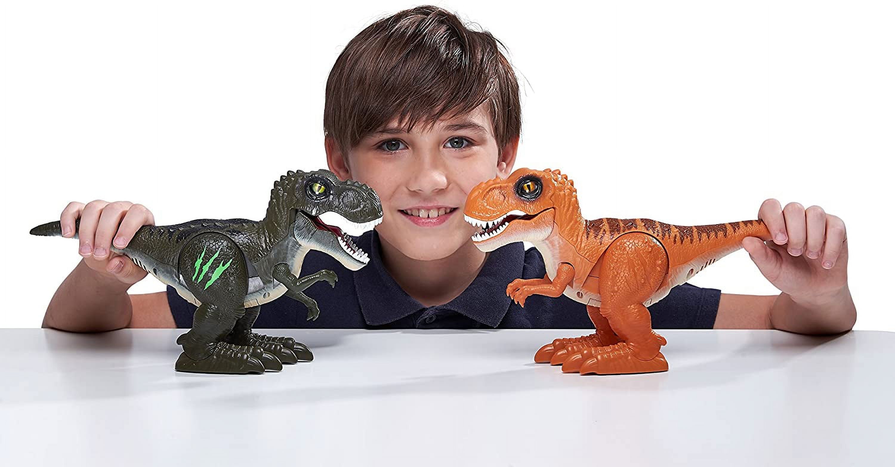Robo Alive Attacking T-Rex Dinosaur Battery-Powered Robotic Toy by ZURU (Color may vary) - image 4 of 12