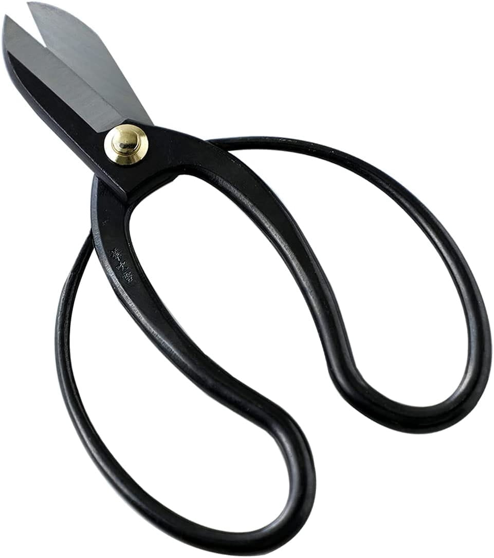 Wazakura Made in Japan Ikebana for Beginners Tool Kit. Koryu Scissors, Balck Kenzan Flower Holder 2.4" + Care Tool
