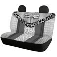 thumbnail image 2 of Uourmeti Dragonfly Leopard Car Seat Covers 3 PCS, Car Seat Covers Full Set Polyester Breathable Easy Installation for Truck Sedans SUV, 2 of 10