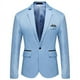 thumbnail image 5 of Traje de hombre entallado de un solo pecho, moda juvenil, informal, para banquete de boda, chaqueta, 5 of 6