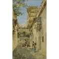 thumbnail image 2 of Manuel García y Rodríguez 12x18 Black Ornate Wood Framed Double Matted Museum Art Print Titled - A Sevillian Alley (1896), 2 of 5