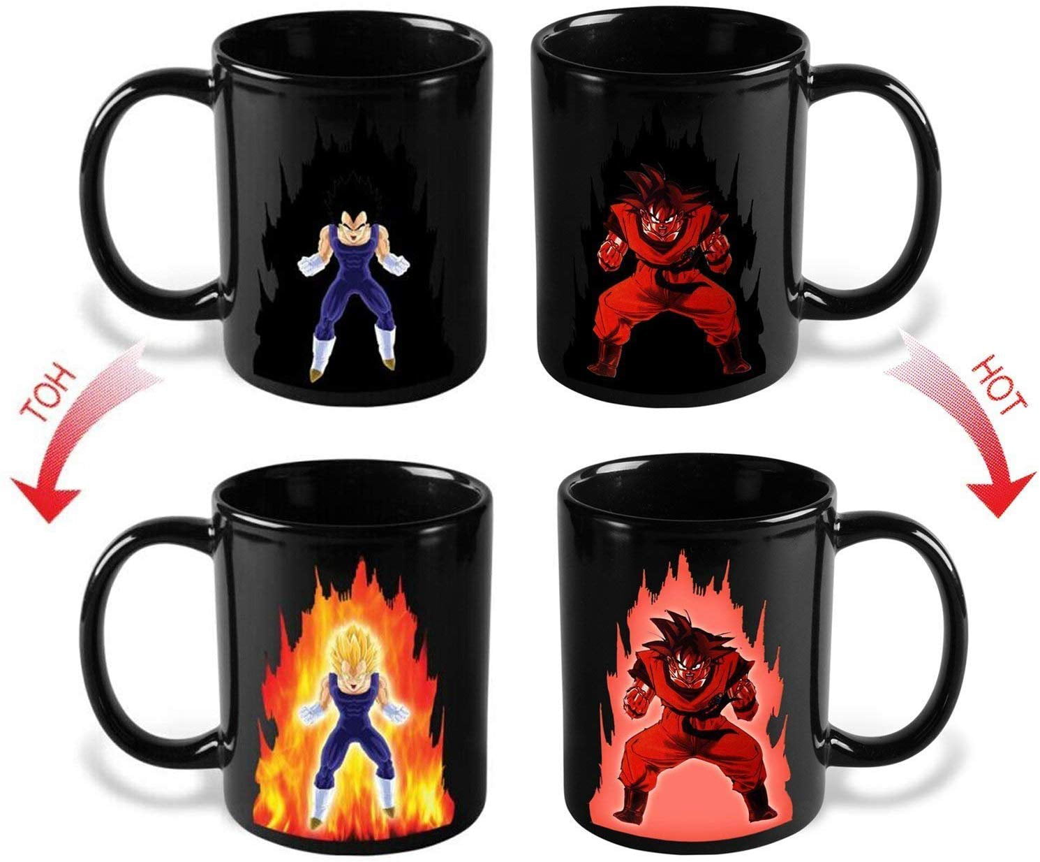 Dragon Ball Z Super Saiyan Trunks Heat Reactive Mug Coffee Mug 