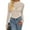 Black, variant on FreshPretty Lace Tops for Women See Through Mesh Top Crew Neck Long Sleeve Fitted Sheer Party Club Outfits Fall Fashion
