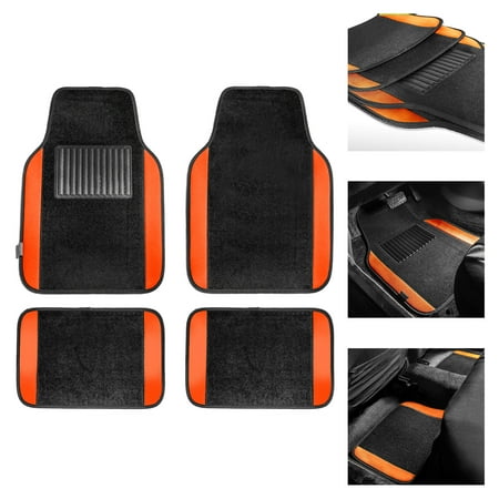 FH Group Premium Full Set Carpet Floor Mats Set For Auto w ...