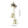 thumbnail image 3 of JMKQLZ Classic Iron Christmas Bell Ornaments - Traditional Holiday Decor with Elegant Design for Tree, Door and Wall Decoration, 3 of 6