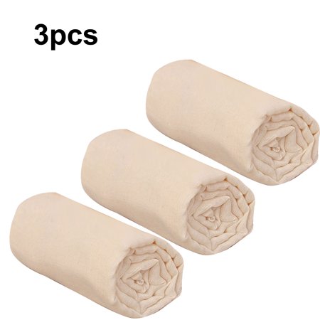 

WSSEY Cheesecloth Filter Cotton Cloth Cheesecloth Gauze Natural Breathable Bean Bread Cloth Fabric 3 PCS N39