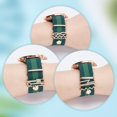 thumbnail image 4 of 12 Styles Watch Band Charms Flower Heart Ring Loops Wave Key Sparkles Band Charms Watchband Metal Diamond Charms for 38mm 40mm 41mm 42mm 44mm 45mm Watch Series 8 7 6 5 4 3 2 1 Golden 1box, 4 of 7