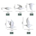thumbnail image 3 of 3D Ceramic Flying Birds Wall Decor Creative Sparrow Birds Hanging Ornament Crafts for Home Decoration, 3 of 5