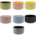 thumbnail image 2 of Silicone Boots Bottom for Cup 20-40oz, Protective Rhinestone Glitter Anti-Slip Sleeve Cover for Water Bottle 12-24oz, for More Water Bottles/Tumblers of 2.8-2.9" Base, Gold, 2 of 8