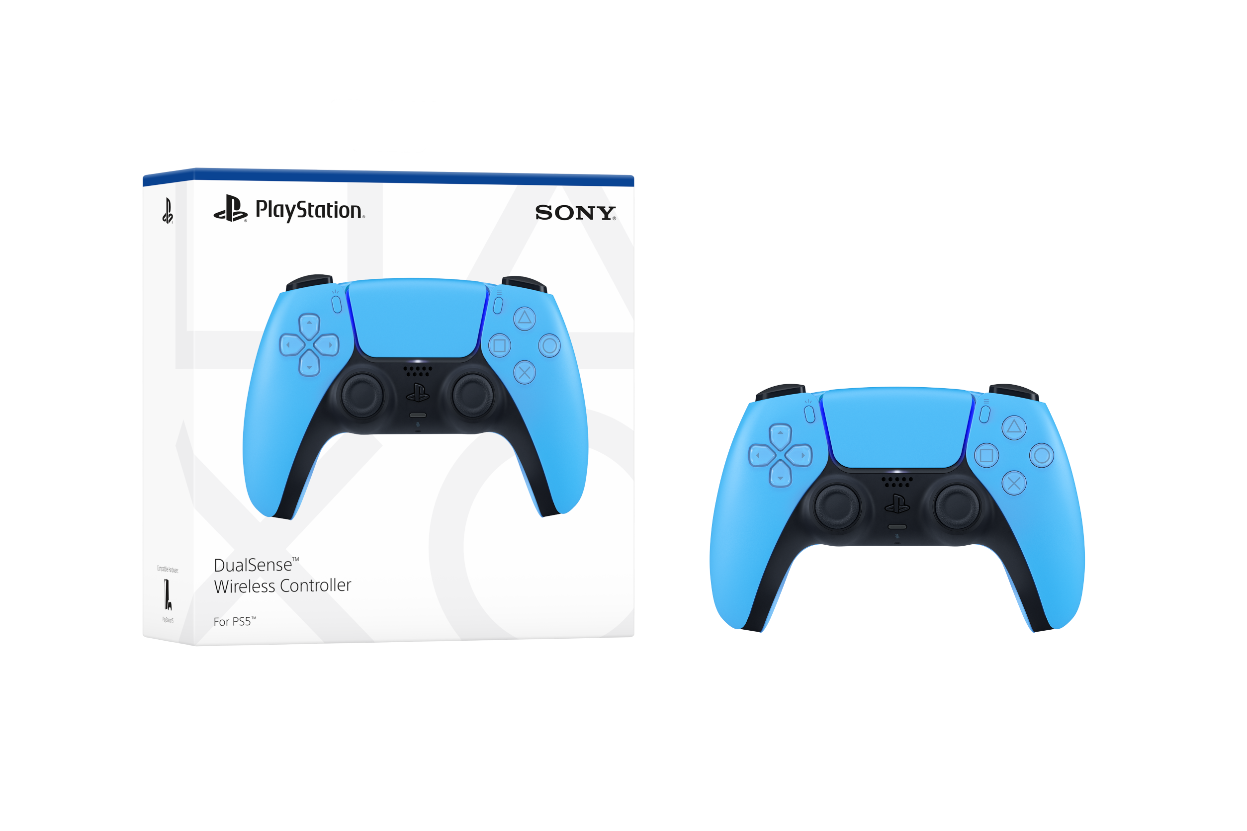 PlayStation DualSense Wireless Controller, Starlight Blue photo 5