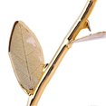 thumbnail image 1 of Rose Dipped in 24k Gold Forever Preserved Long Stem Rose with Golden Leaf Perfect Gift (Red), 1 of 3