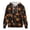 Black Maple Leaf Print, variant on Jiueut Women's Pastel Tropical Floral Printed Oversized Full Zip Hooded Sweatshirt Y2K Style Long Sleeve Casual Drawstring Jacket with Pockets for Daily, Vacation, XL