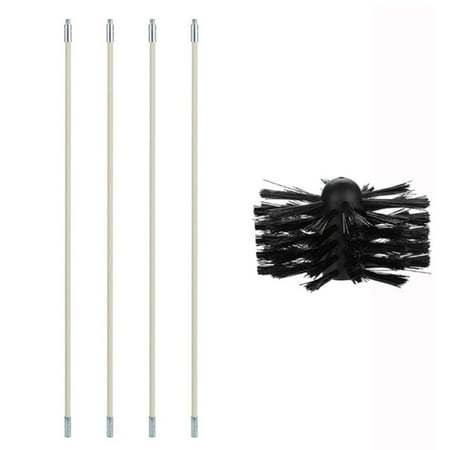 

Cleaning Brush Fireplace Chimney Brushes Use with Or without A Power Drill