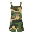 thumbnail image 4 of Drses Cute Short Jumpsuits Women Print Rompers One Piece Wide Leg Shorts Overalls Sleeveless Jumpers Pockets, 4 of 5