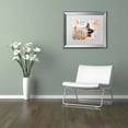 thumbnail image 3 of Trademark Fine Art "Dog Dreams" Canvas Art by Pat Saunders-White, White Matte, Silver Frame, 3 of 4