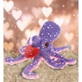 thumbnail image 5 of Dollibu I Love You Heart Wild Collection Plush Purple Octopus - 12 inches, 5 of 6