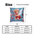 thumbnail image 5 of Cupid Throw Pillow Covers Set of 2 for Chair Pillow Covers for Various Occasions - 16x16, 18x18, 20x20 Inches - Decorative Pillows Covers with Unique Patterns, 5 of 6