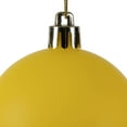 thumbnail image 2 of Vickerman 2.4" Yellow Matte Ball Ornament, 24 per Bag, 2 of 6