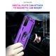 thumbnail image 3 of Funda para Teléfono Androgate Galaxy S21+ 5G con Anillo Militar Morado, 3 of 7