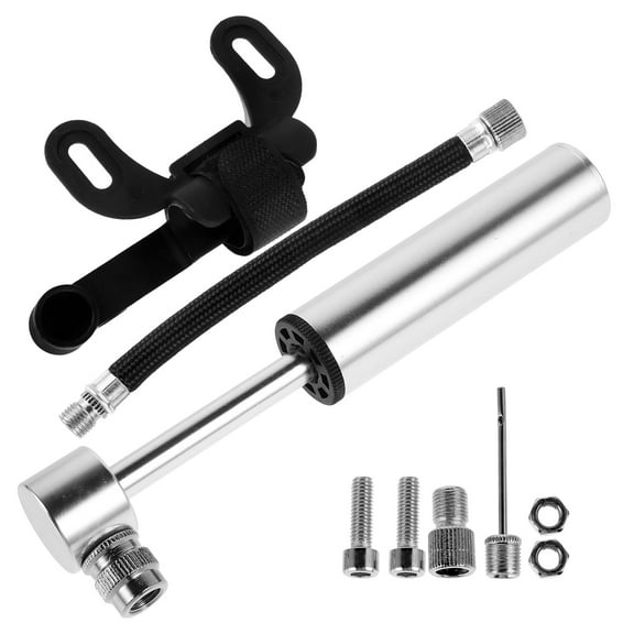 UPGRATOR 1 Set Aluminum Alloy Small Bike Pump for Portable Inflation 4.83X2.75X1.57In