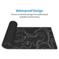 thumbnail image 2 of Topographic Map Large Gaming MousePad with Stitched Edges, Precision Control, Non-Slip Durable Rubber Base, 31.5x11.8 inch, 1lb, 3mm Thick  XL Waterproof  Mousepad for Keyboard Pad and Desk Pad,home, 2 of 8