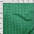thumbnail image 3 of oneOone Cotton Poplin Green Fabric Asian Paisley Sewing Material Print Fabric By The Yard 56 Inch Wide, 3 of 4