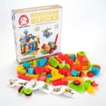 thumbnail image 4 of Colorful Bristle Shape Building Blocks | 112 Pieces, 4 of 5