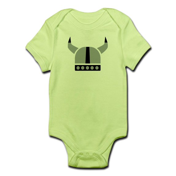 CafePress - Viking Helmet Infant Bodysuit - Baby Light Bodysuit