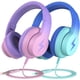 thumbnail image 1 of Candy Bila Auriculares para niños, Auriculares con cable para niños con micrófono, Limitador de volumen de 85/94 dB para niñas y niños, Auriculares plegables para aprendizaje y entretenimiento, 1 of 5