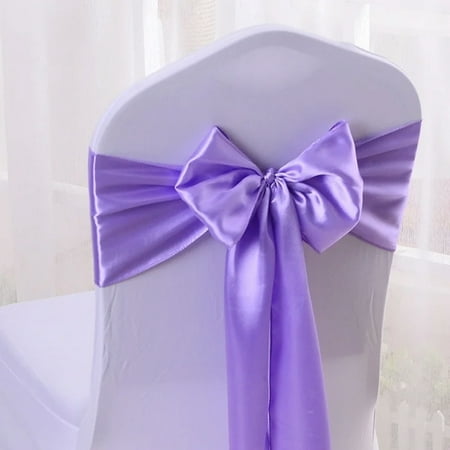 

DGSDDK Soft Satin Wedding Chair Bows 25pcs Butterfly Party Hotel Decorations Garden Chair Ribbons Home Ribbons Grey Satin Chair Sashes