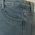 thumbnail image 6 of adviicd Women's Denim Bermuda Shorts with Pockets,Blue S, 6 of 8