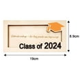 thumbnail image 2 of Class of 2024 Money Holder Wooden Graduation Money Holder Class of 2024 Graduates Wallet Cash Storage Box Envelope Photo Frame Desktop Decoration, 2 of 8