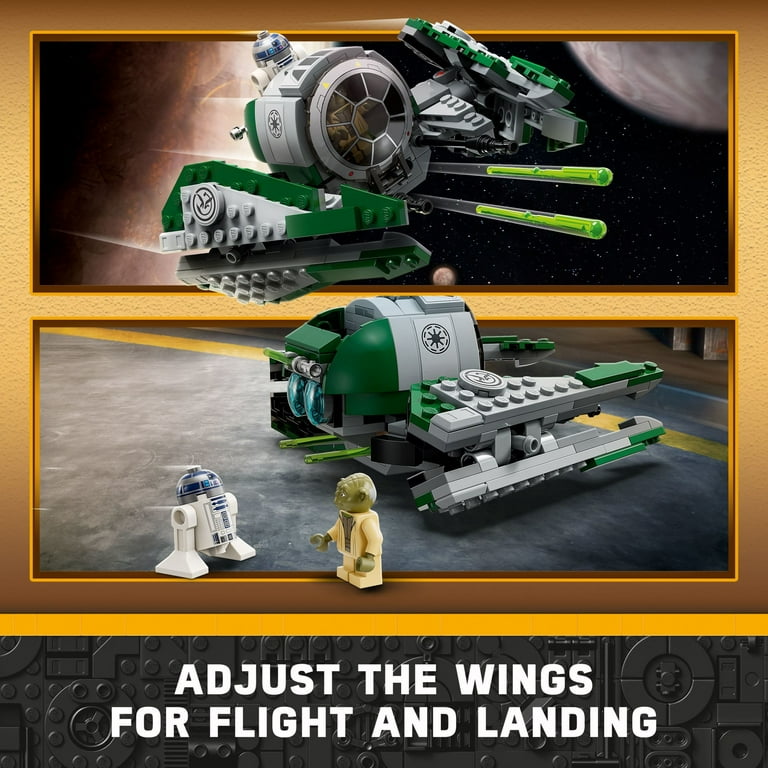 LEGO Star Wars Yoda s Jedi Starfighter 75360 Collectible Set for Kids Birthday Gift for 8 Year Olds or Clone Wars Fans Walmart
