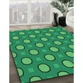 thumbnail image 3 of Ahgly Company Machine Washable Indoor Rectangle Transitional Neon Green Area Rugs, 3' x 5', 3 of 7