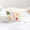 thumbnail image 4 of 50Pcs Oil-proof Various Patterns Sandwich Boxes Food Grade Large Capacity Packaging Take Out Paper Food Containers for Restaurant, 4 of 7